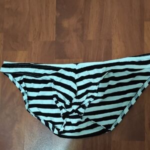 Striped Black and White Kids Bottoms